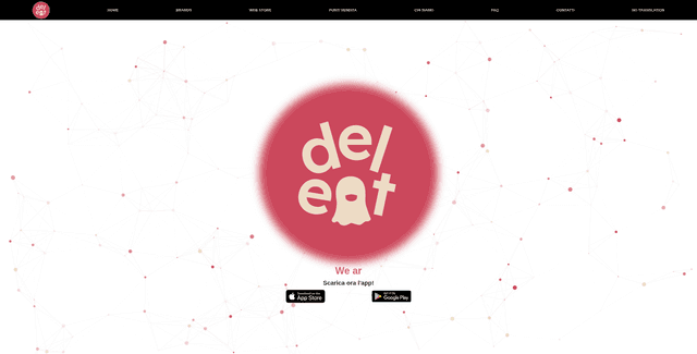 DelEat website, project app